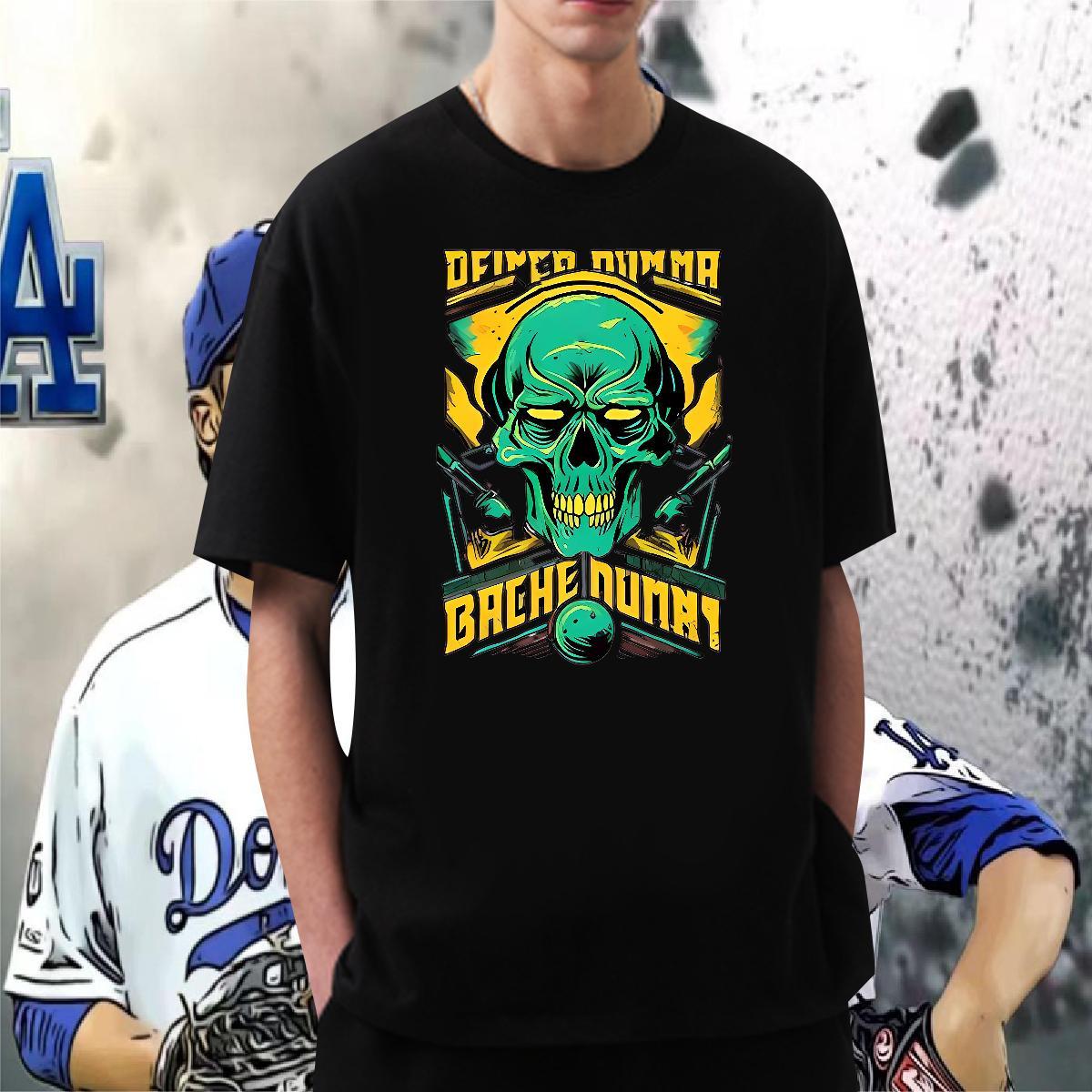 Brand T-Shirts 230g Pure Cotton skull Spring Summer Custom Print Oversized Breathable Short Sleeve Tshirts Designer Fashion Tees Shirts