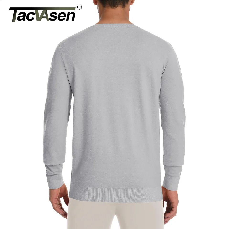 Takvason autumn knitted sweater with floral pattern for men Vneck slim fit casual thick long sleeved 240824