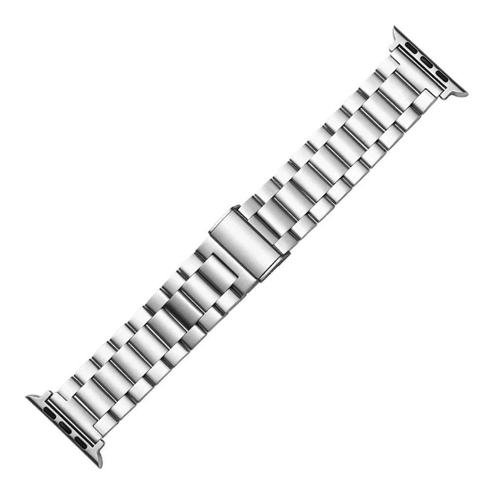 Suitable for Apple Watch Band Ultra 1/2 49mm 45mm 44mm 42mm 41mm 40mm 38mm stainless steel strap suitable for iWatch SE 9 8 7 6 5 4 2 1 bracelet W2408 - view 4