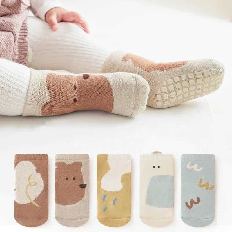 Thicken Baby Kids Thermal Socks Children Autumn Winter Trampoline Long Socks Warm Toddler Boy Girls Home and School Floor Socks CL240824