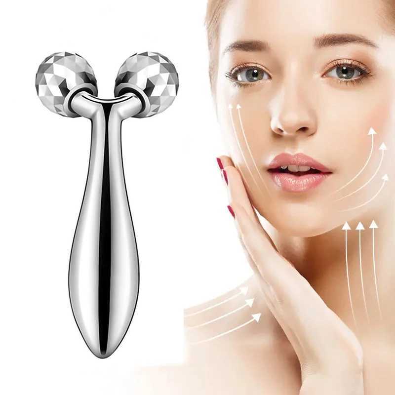 Face Rolling Massager Facial Lift 3D Manual Roller Massager Y Shape 360 Rotating Wrinkle Remover Body Massager Skin Care Tools CL240825