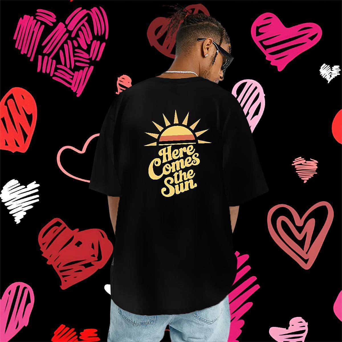 TOP Quality T Shirts Men 230g Pure Cotton letter High Street Hip Hop DIY Crew Neck Breathable Tshirt for Man Woman Factory Direct Wear