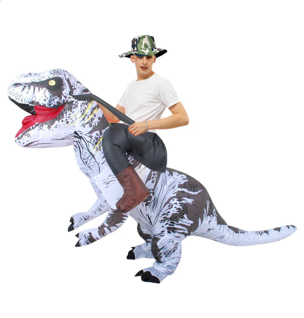 Purim Anime Fancy mascot dinosaur inflatable costume Christmas Halloween roleplaying adult mens Trex set w240824