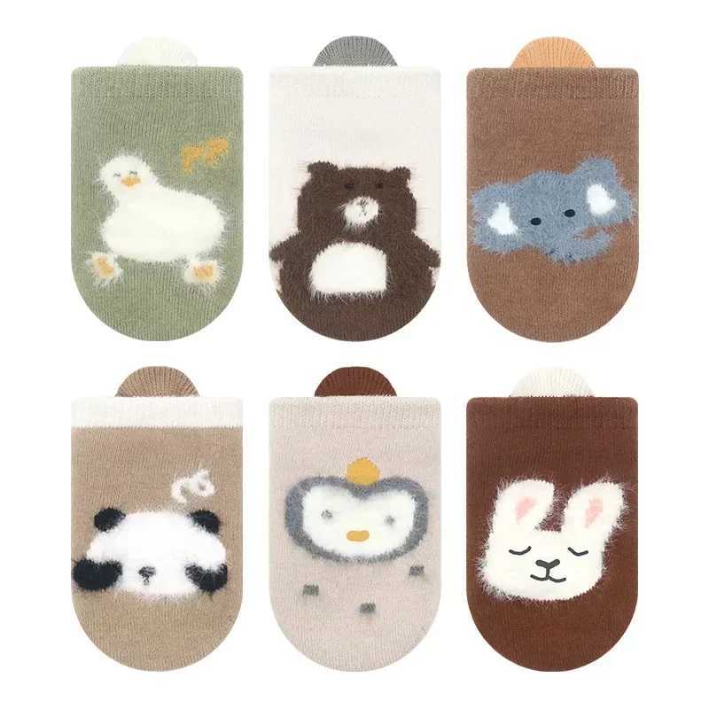 Thicken Baby Kids Thermal Socks Autumn Winter Trampoline Socks Warm Toddler Boy Girls Floor Socks Children Clothing Accessories CL24825