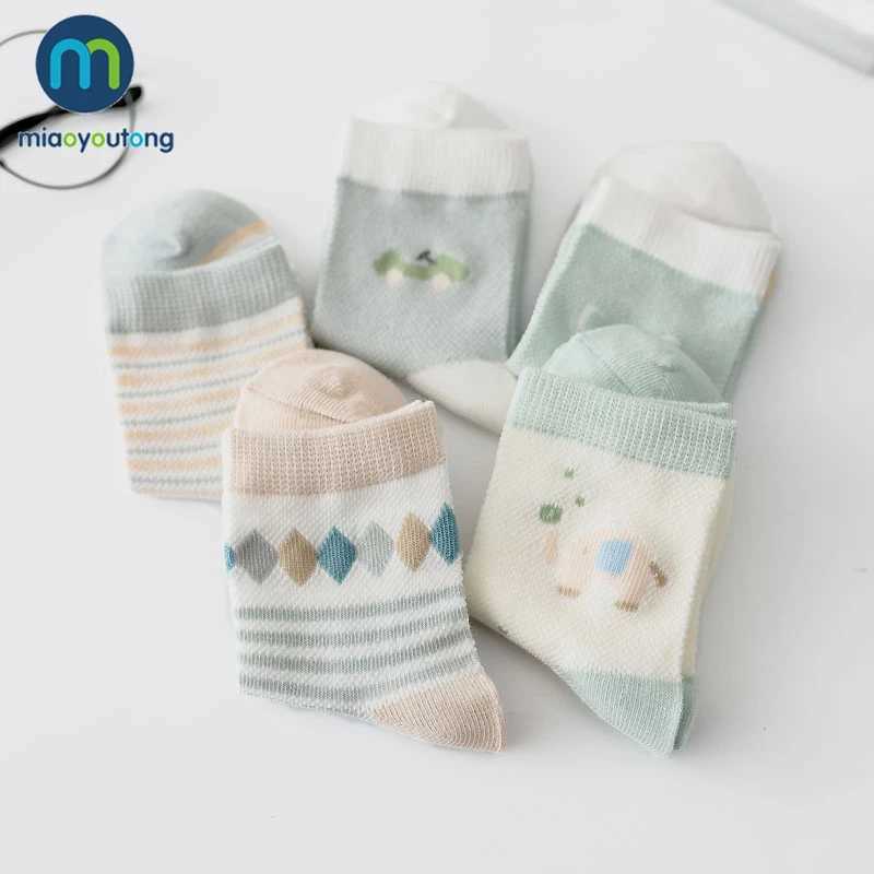 5 Pairs/Lot Unicorn Mesh Thin Cotton Newborn Boy Kids Socks Baby Girls Socks Girls Baby Socks Skarpetki Infant Miaoyoutong CL240824