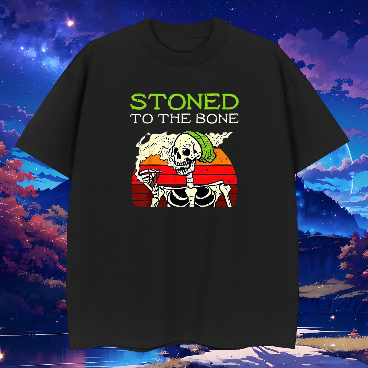Unisex T-Shirts 230g 100% Cotton skull Street Wear Custom Print Oversized Breathable Tshirts DIY Tees