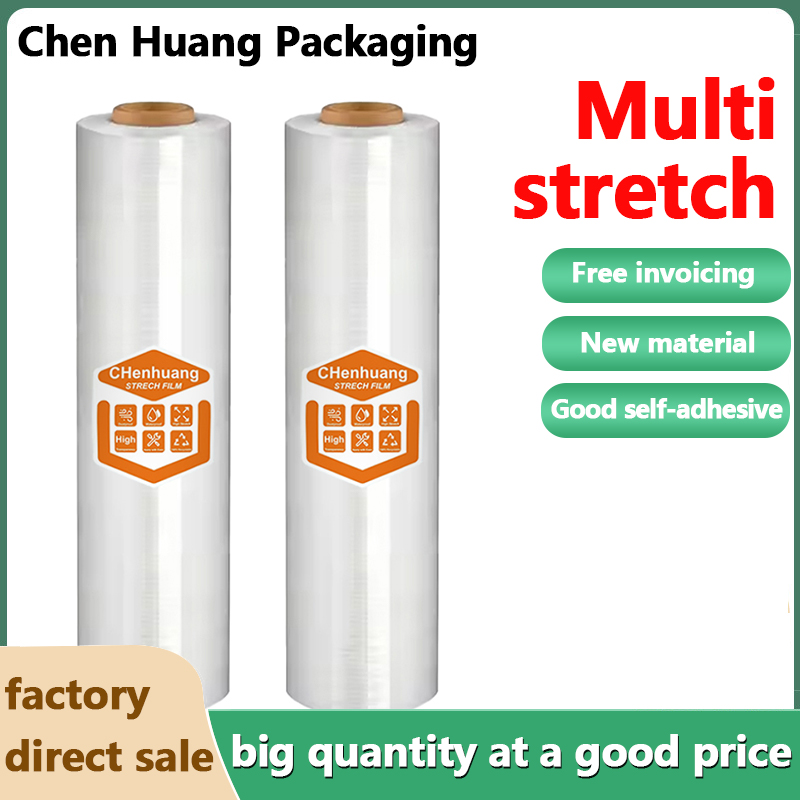 Single pack 38 cm wide by 305 m long elasticated clear adsorbent durable for mobile heavy duty shrink wrap packaging for packing furniture