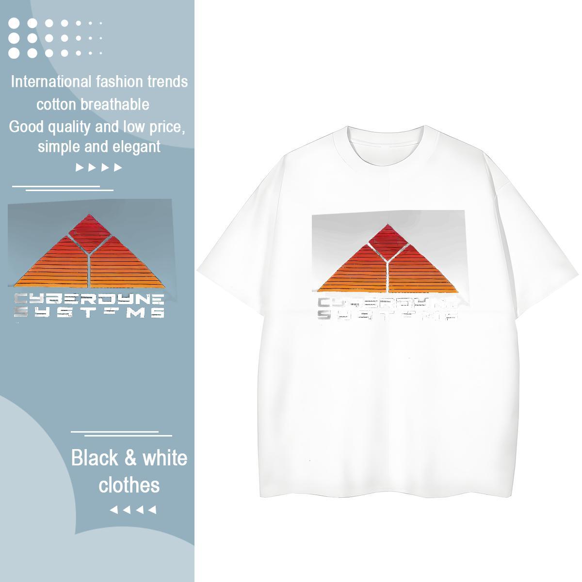 Popular T Shirts Men 100% Cotton 230g letter Outdoor Oversized Breathable Men Tshirts Fashion Tees