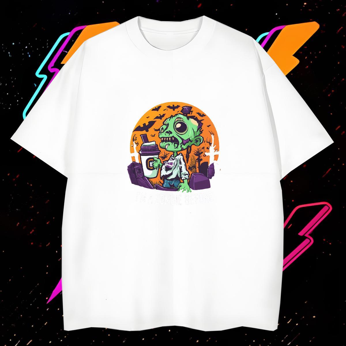 Cool Men T Shirts 230g 100% Cotton skull Street Plus Size Custom Breathable Crew Neck Men Tops Tees New Arrival Tops Shirt