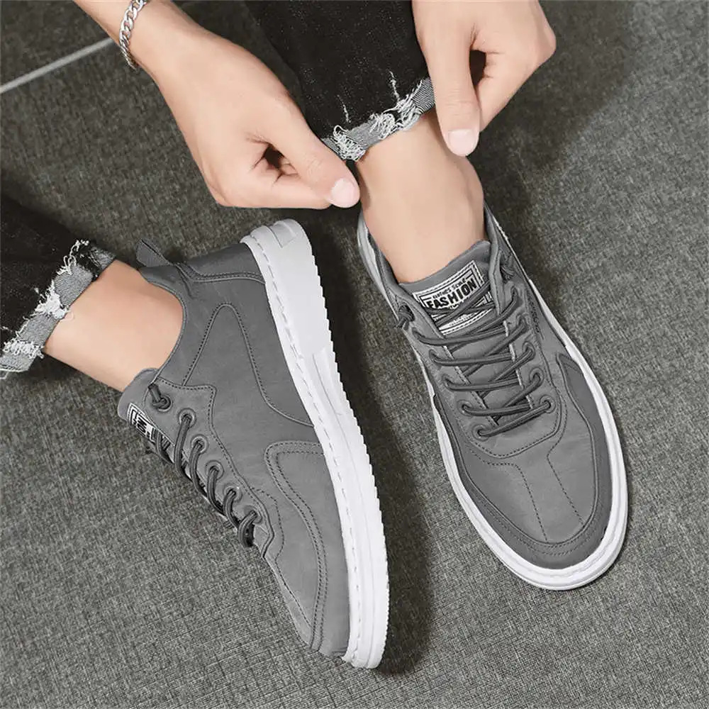 Grey Number 41 Basketball Tenia Casual Fashion Man Sneakers Shoes Size 49 Sports Promo All Brand Street Mobile Botasky