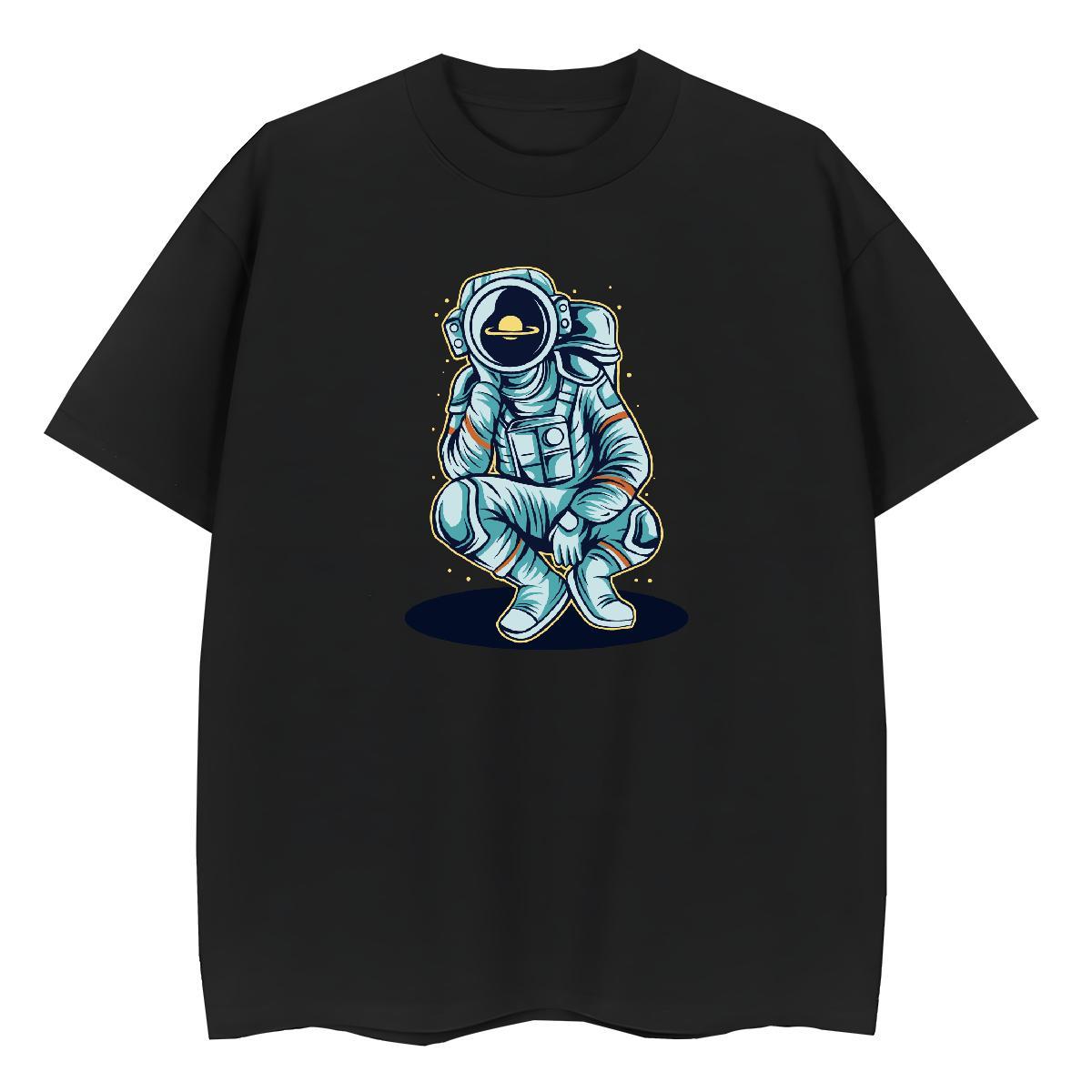 Popular Womens Tshirts 230g Pure Cotton universe Hip Hop Street Woman T Shirts O-Neck Short Sleeve Plus Size Cartoon Tops Shirt