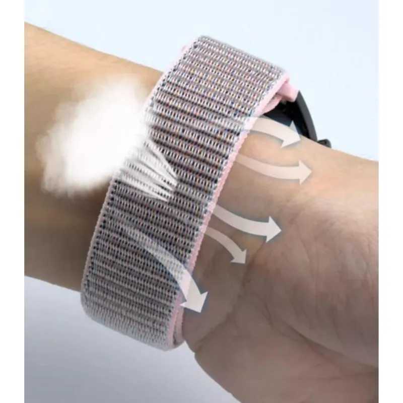 18MM Nylon Loop Band For Mi Smart Watch Straps Women Wristband Sports Bracelet For Garmin Vivoactive 4S/Venu 2s Correa Z240824