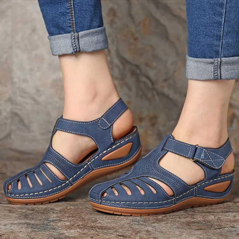 New Arrival Women Sandals Bohemian Style Summer Shoes For Women Summer Sandals With Heels Gladiator Sandals Women Elegant Wedges Shoes T250217