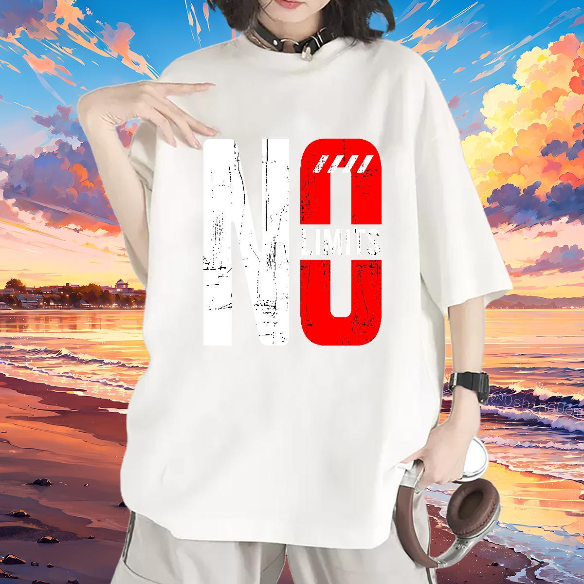 Unisex Woman Tshirt 100% Cotton 230g NO Casual Daily Wear Womens T Shirts Breathable Soft Custom Print Plus Size Polos