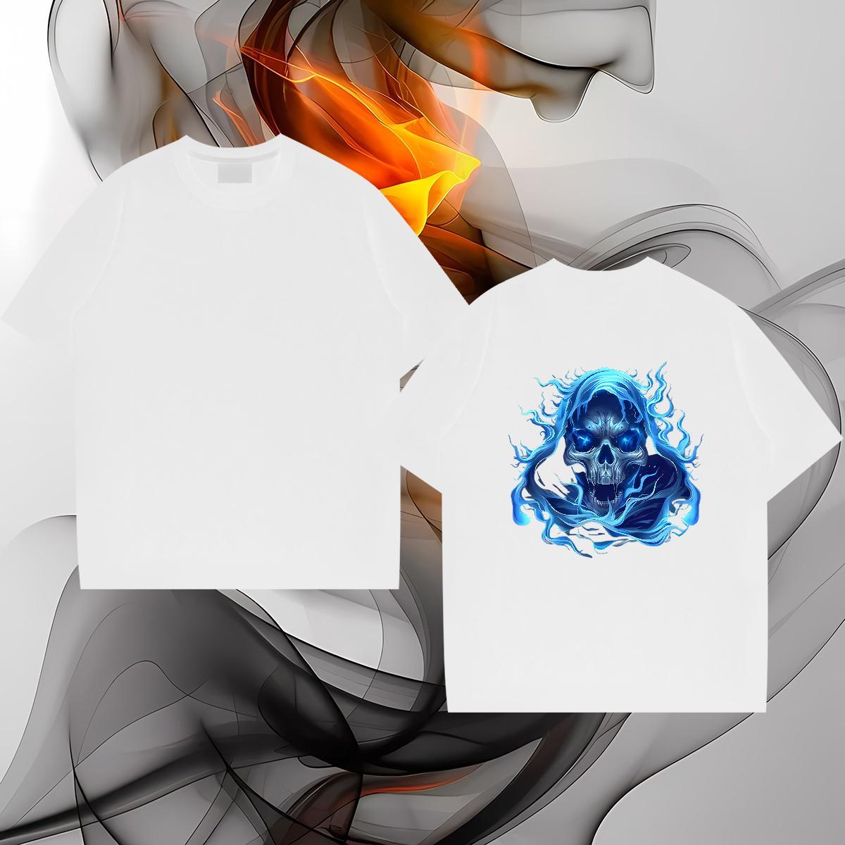 Wholesale T Shirt For Man 230g Pure Cotton angry Outdoor DIY Printed Short Sleeve Soft Tshirts Designer Top Tees