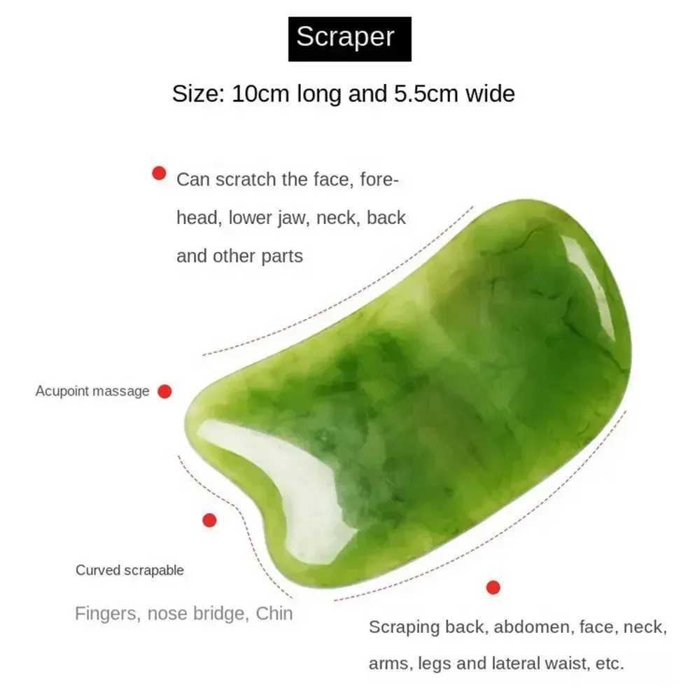 7Pcs Facial Massage Tool Face Massager Scraping Gua Sha Board Resin Roller for Neck Body Promote Blood Circulation Skin Care CL240824