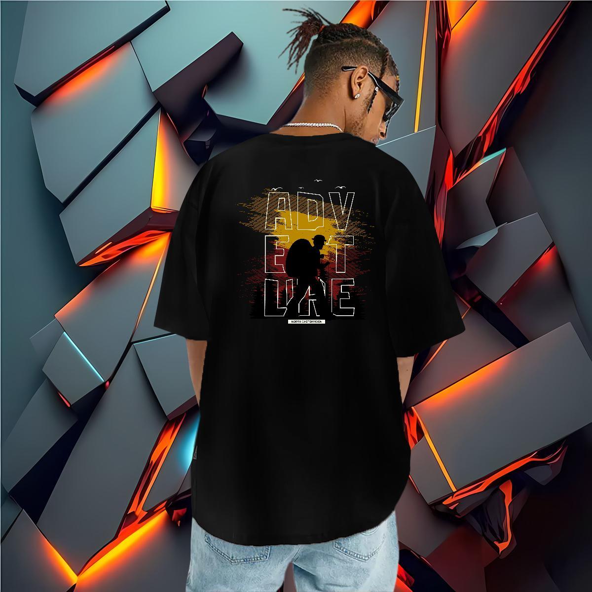 TOP Quality T shirt 230g Cotton character Casual Beach Asian Size Breathable Short Sleeve Men Tshirts Casual New Tees Shirts