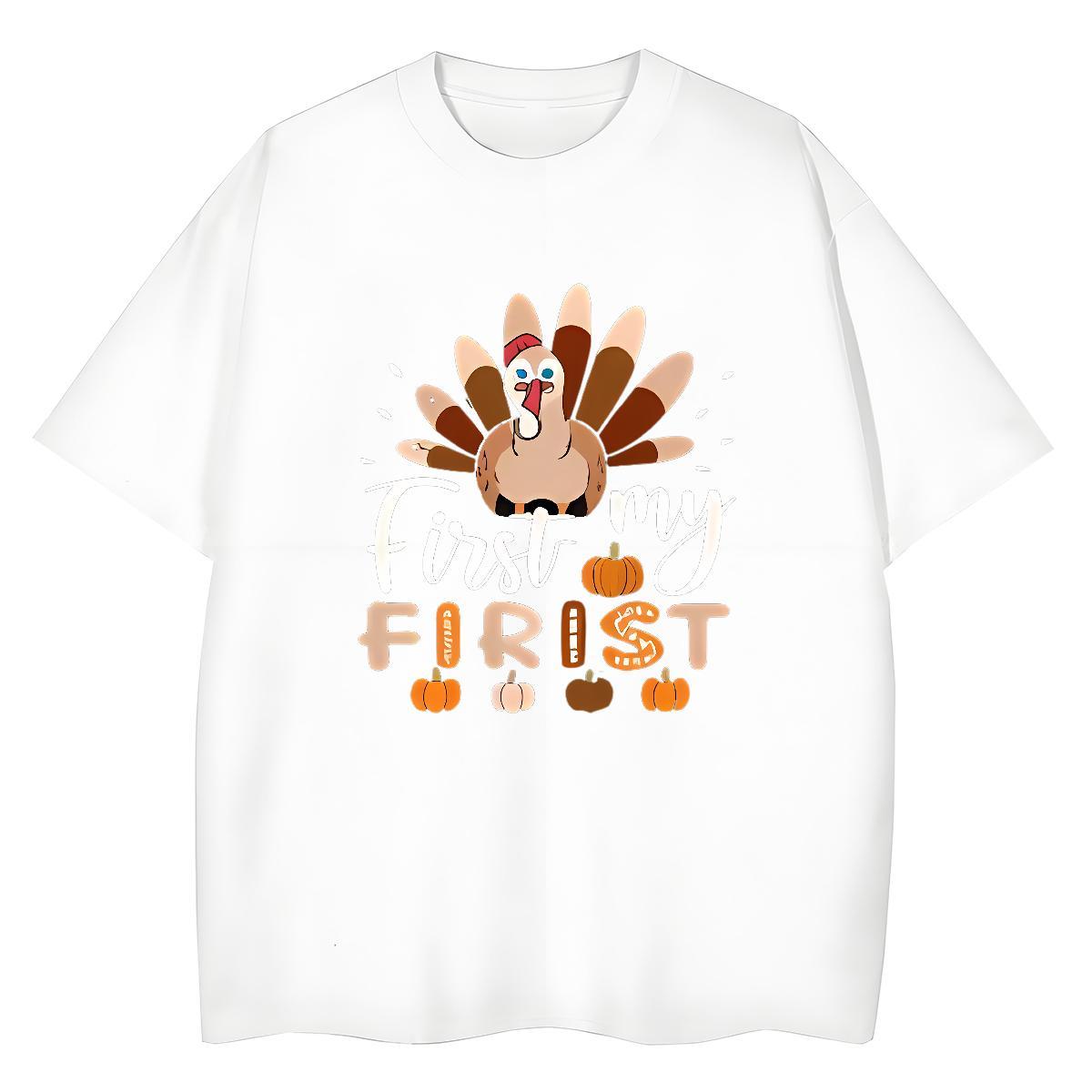 Female Women Tees 230g Cotton letter Daily Outfit T shirt Crew Neck Breathable DIY Logo Clothes Shirt