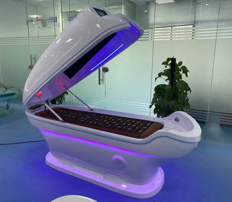 Professional Far infrared ozone therapy dry sauna capsule steam shower room whirlpool bath cabin pod