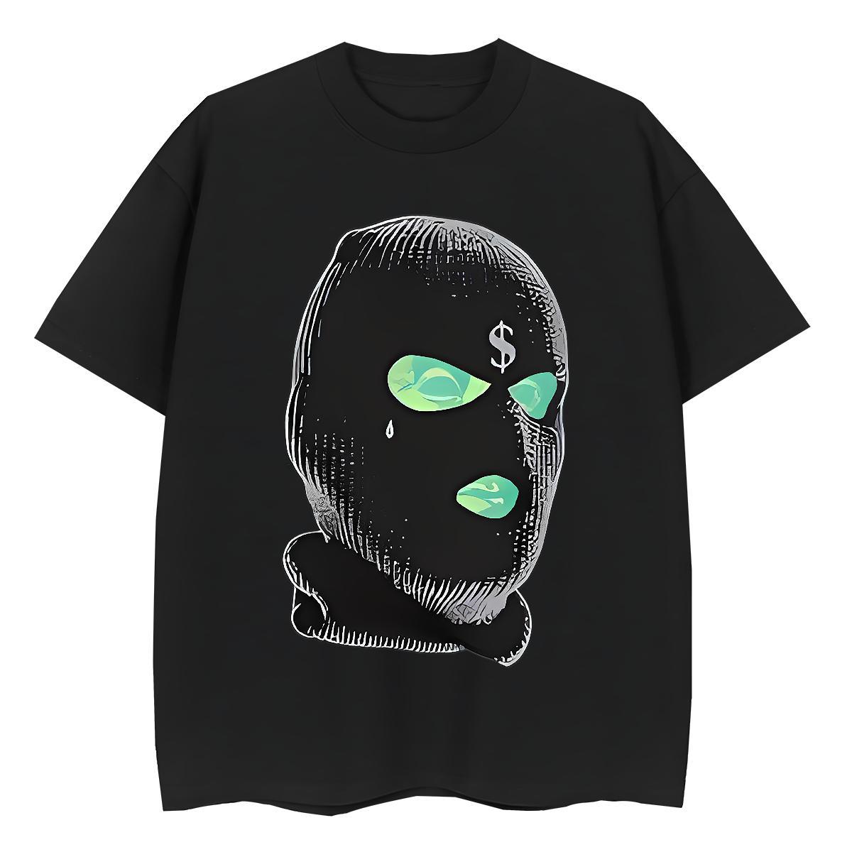 Brand T Shirts Men 230g 100% Cotton portrait Street Casual Asian Size Short Sleeve Soft Tshirt for Man Woman Wholesale Tee Shirt