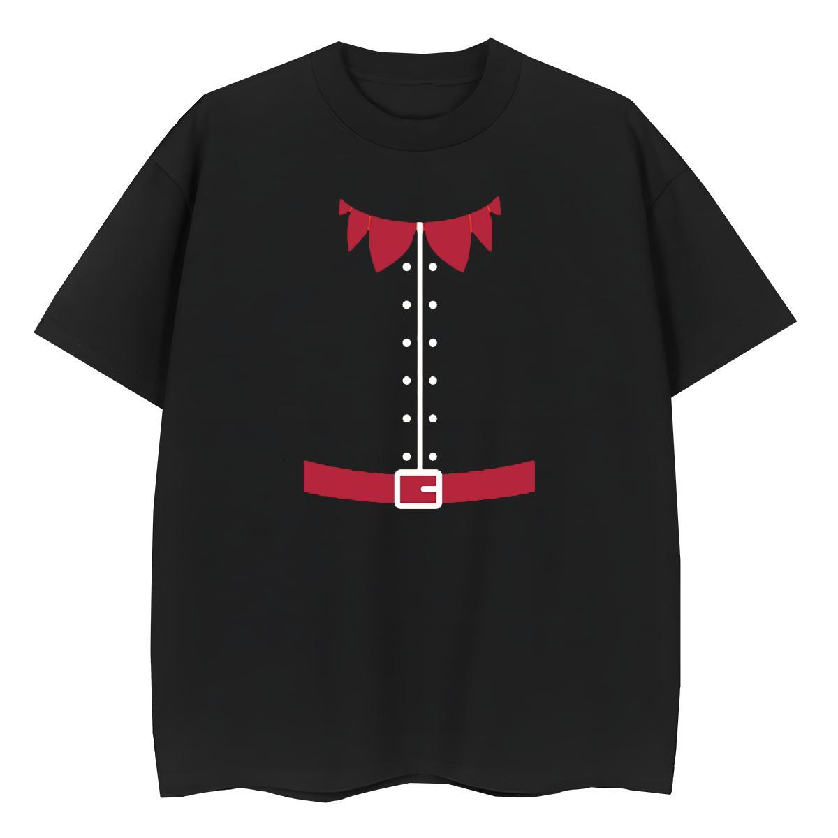 2024 DIY Men Clothes T-Shirt Christmas Street Casual 230g Cotton Wear Breathable Soft Loose Fit Mens T Shirts DIY Printed