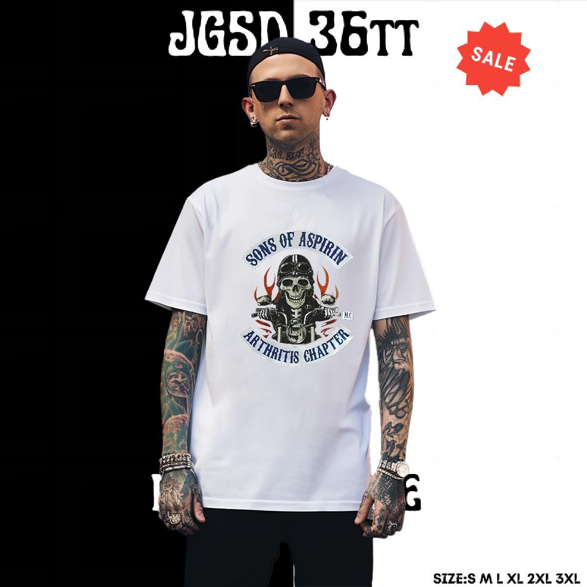 TOP Quality Man T Shirts 230g Pure Cotton skull Outdoor Graphic O-Neck Short Sleeve Tshirt for Man Woman New Tshirts