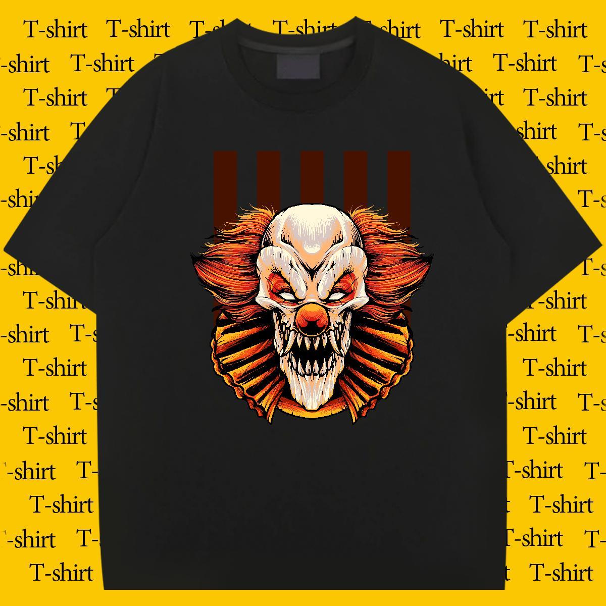 Loose Fit Mens T Shirts 100% Cotton 230g skull Casual Custom Printed Short Sleeve O-Neck Men Clothes T-Shirt DIY Customized Top Tees