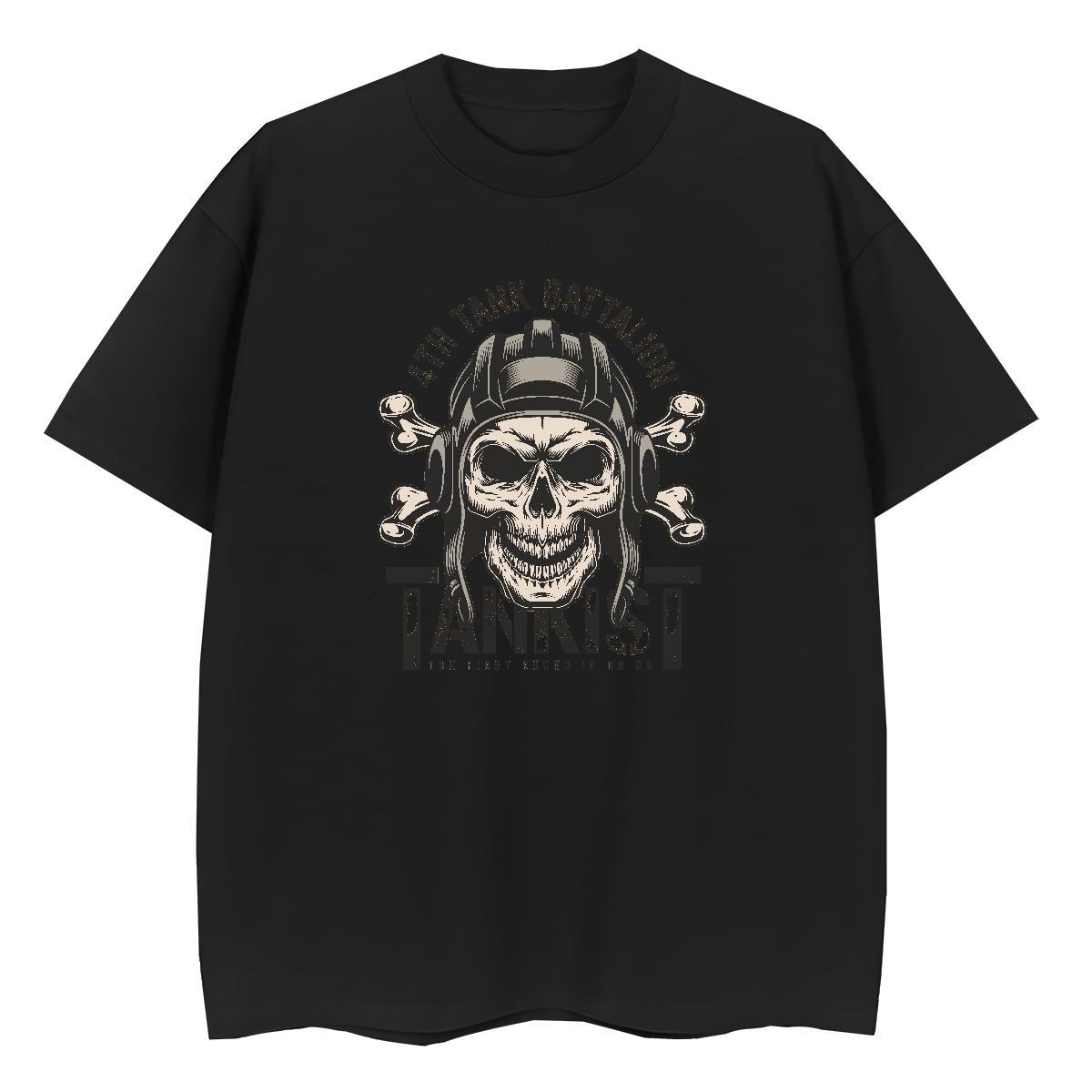 Cool Mens T Shirts 100% Cotton 230g skull Casual Daily Wear Oversized 3XL 4XL Crew Neck Men Tees 2024 Designer Tees Shirts