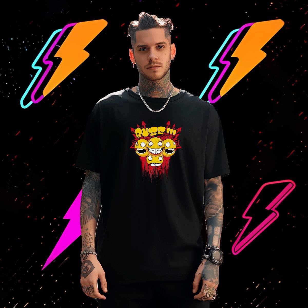 High Quality Men T Shirts 230g Cotton skull Street wear Hip Hop White Plus Size Pure Cotton Men Clothes T-Shirt Casual New Clothings