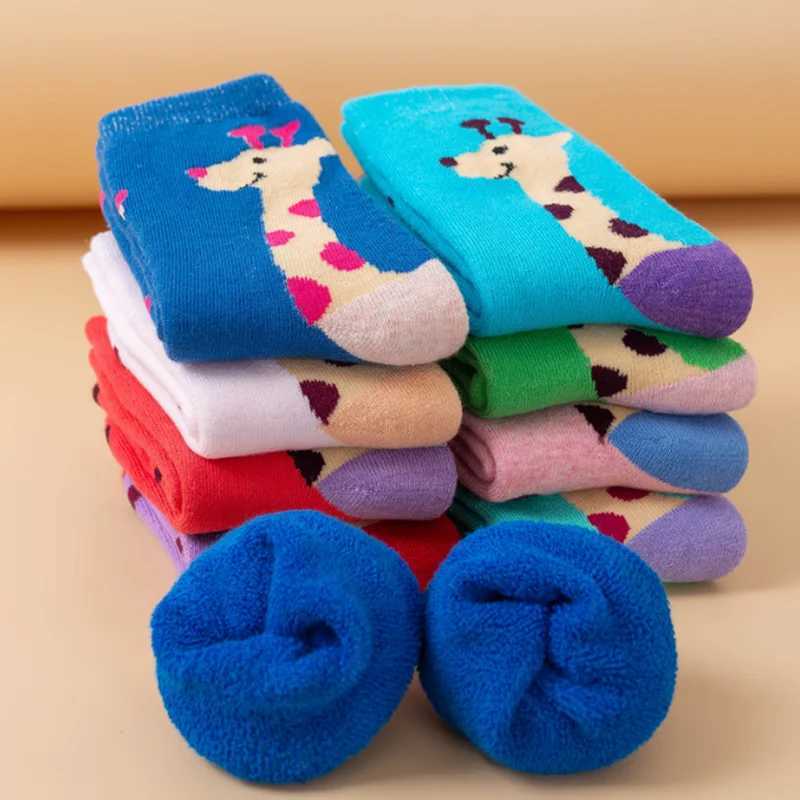5Pair/lot new childrens socks autumn winter thick warm boys and girls kidss socks CL240824