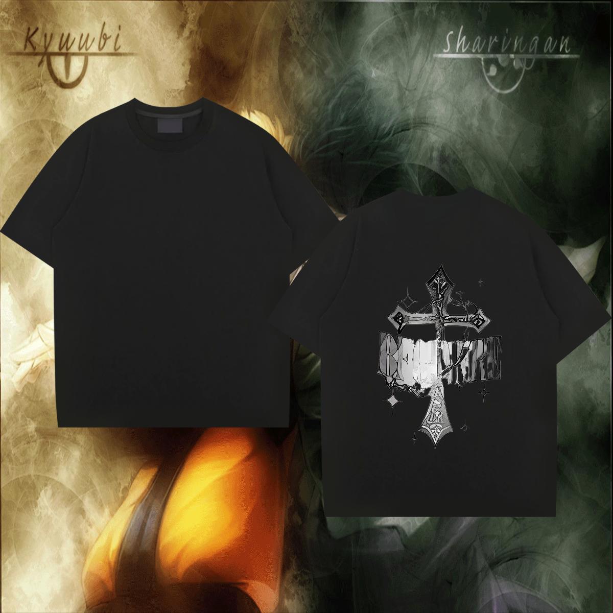 Brand Men T Shirts 230g Cotton Religion Street Casual Custom Anime Short Sleeve Soft Men Tees DIY Customized Wear