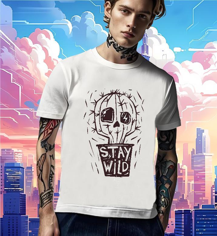 Classic Mens T Shirts 230g Cotton skull Street wear Hip Hop Oversized Round Neck Short Sleeve Men Clothes T-Shirt 2024 Summer Top Tees