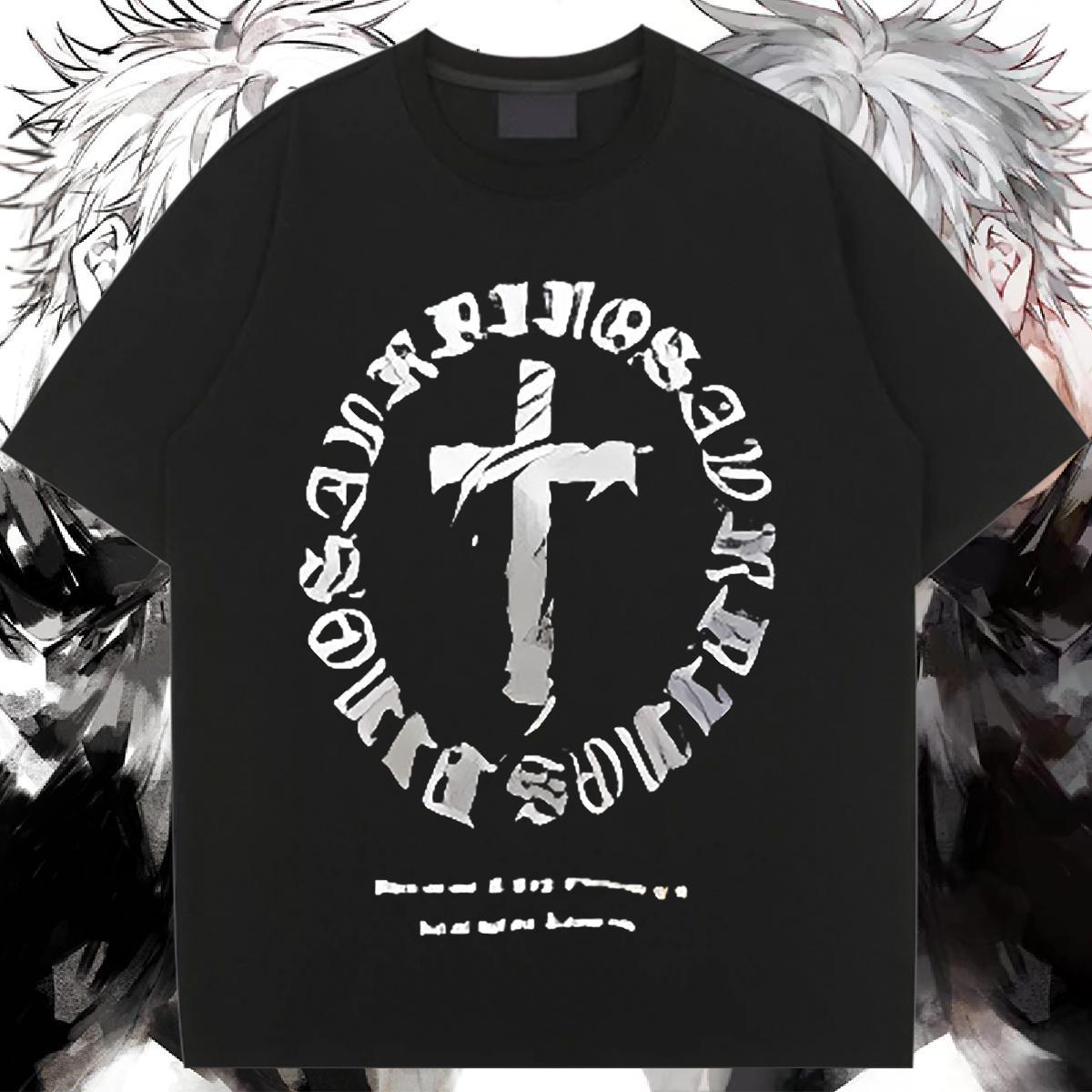 Unisex Women Tees 230g 100% Cotton letter Outdoor Womens T Shirts O-Neck Short Sleeve Graphic Tops