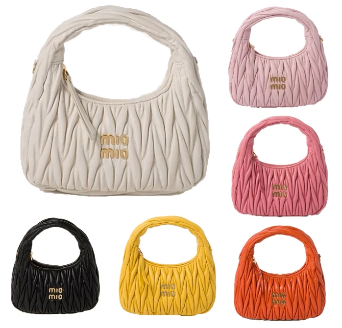 designer womens hobo small handbag Crossbody one shoulder underarm fashion casual sheepskin cloud bag wallet