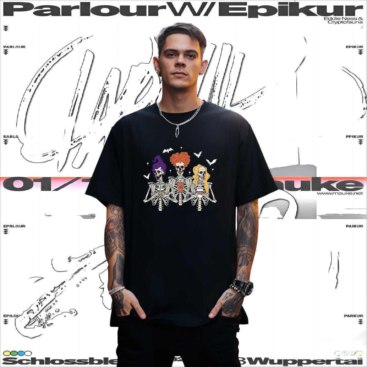 Soft T-Shirts 100% Cotton 230g spoof High Street Hip Hop Oversized Breathable Crew Neck Tshirts New Arrival Clothings