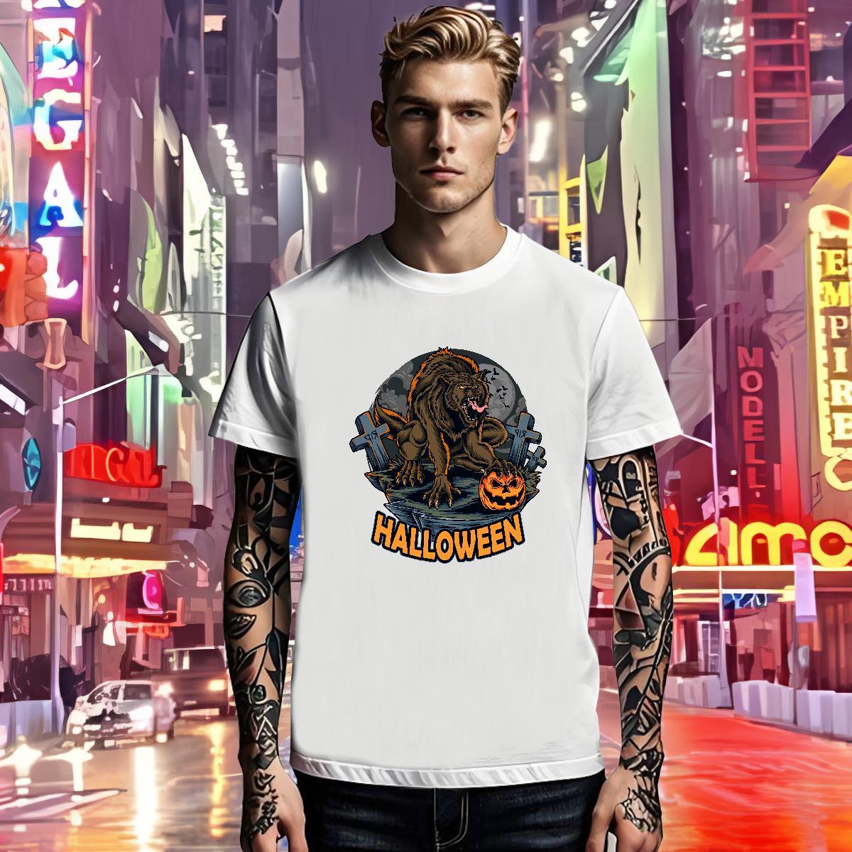 2024 New Tshirts halloween Street Wear 230g 100% Cotton Tees Pure Cotton Cool Design T Shirt For Man Plus Size Custom