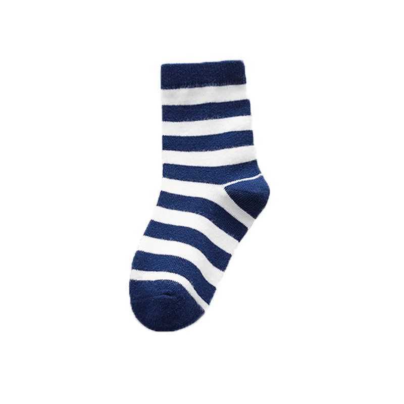 5 Pairs Kids Socks Spring Autumn Newborn Baby Boy Cotton Socks College Style Fadeless Soft Childrens Sports Socks 0-14Years CL240824