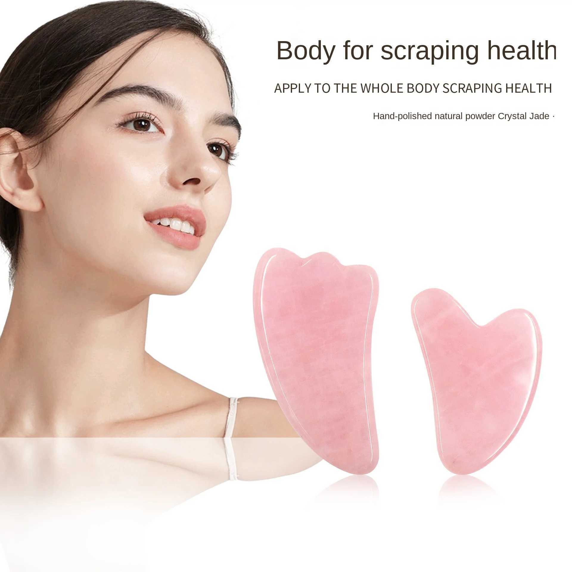 2024 Gua Sha Roller Massager Roller for Face Neck Eye Resin Facial Massage Instrumenr Beauty Health Care Scraping Board gua shua CL240824
