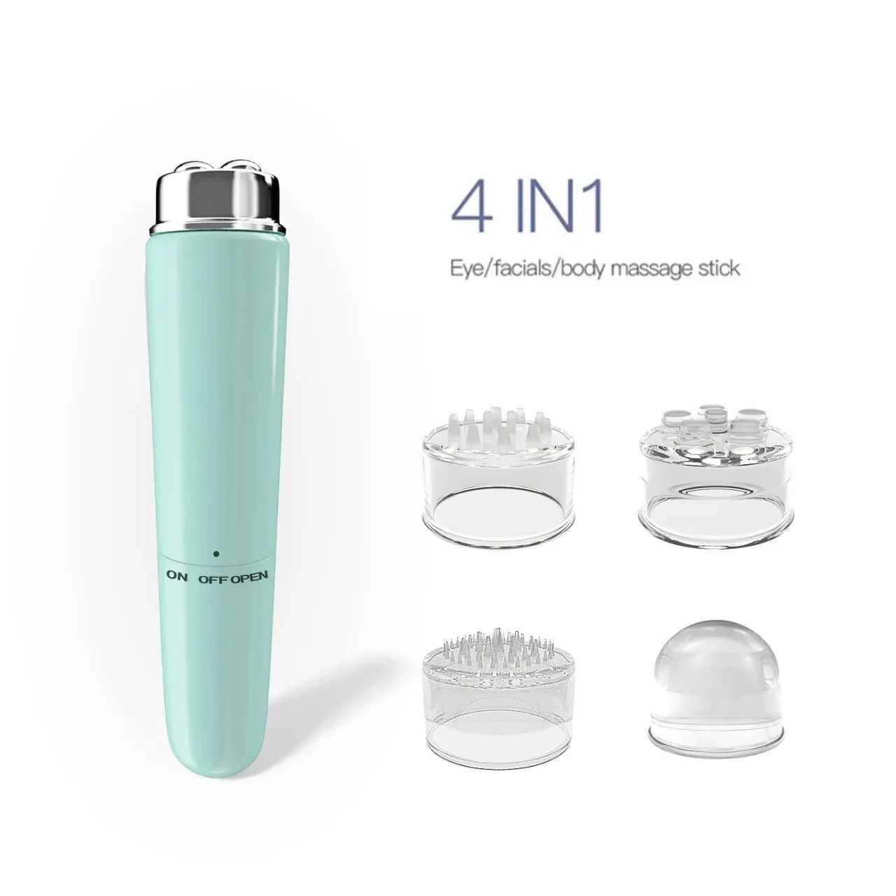 Electric Facial 4 In 1 Massager Micro Vibration Eye Beauty Instrument For Relax Eye Dark Circles Eye Bags Wrinkles Puffiness CL240825