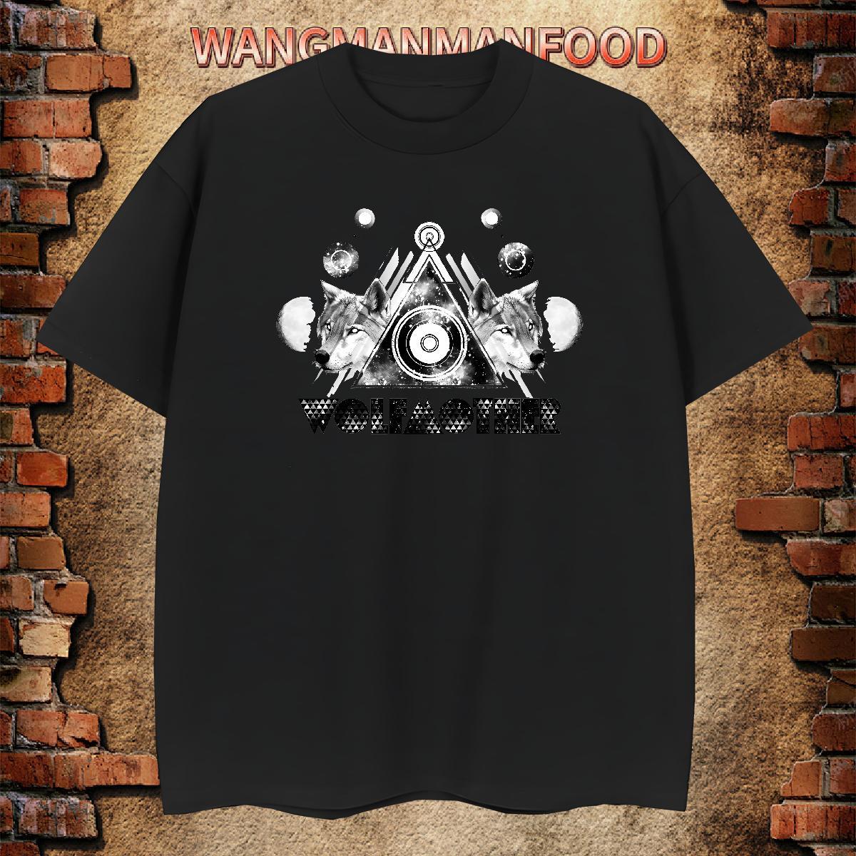 Wholesale T-Shirts for Men 230g Pure Cotton eye of the devil Hip Hop DIY Anime O-Neck Short Sleeve Men Tops Tees Custom Polos