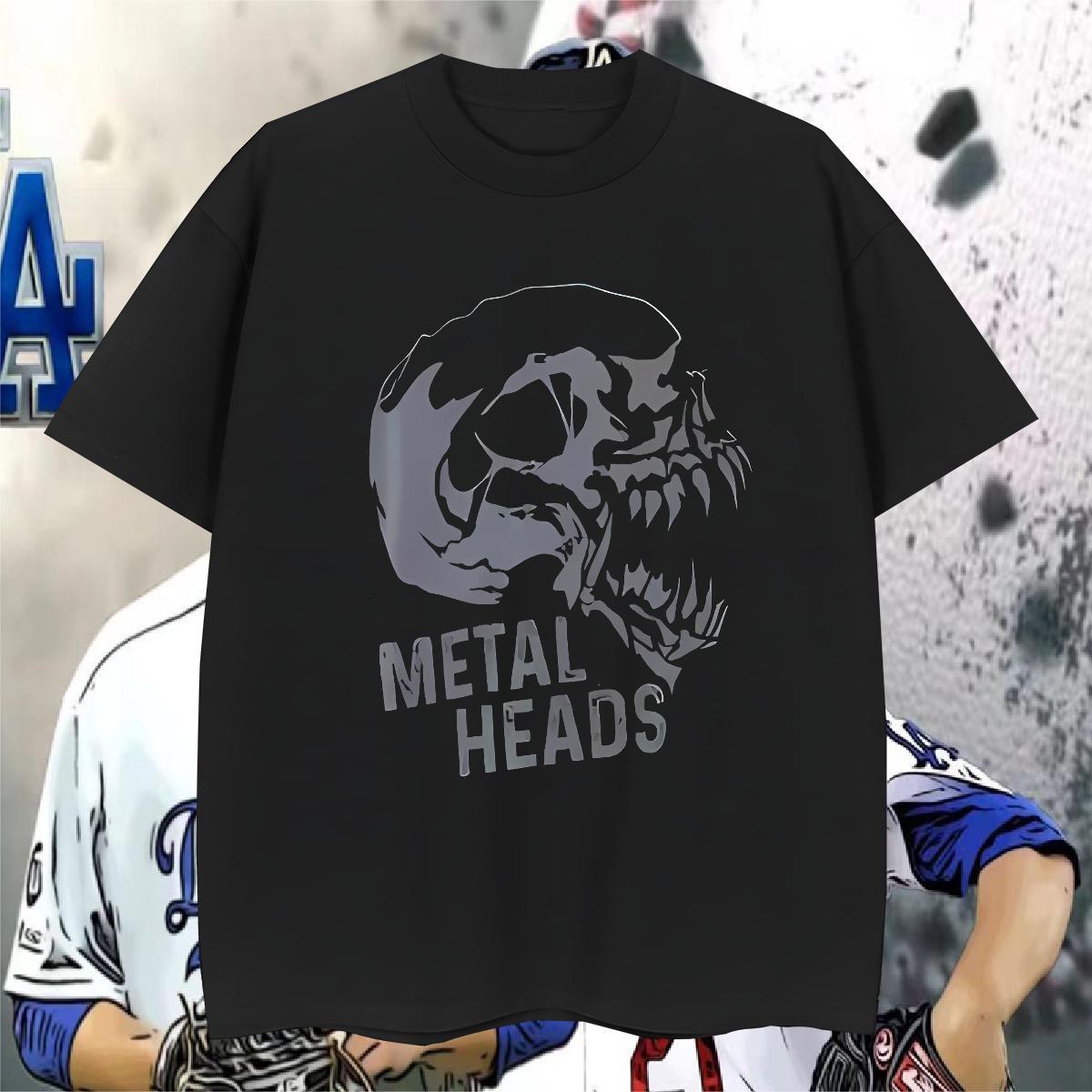 Cool Man T Shirts 230g Pure Cotton skull Beach Custom Cartoon Breathable Crew Neck Men Tees Classic Tops Shirt