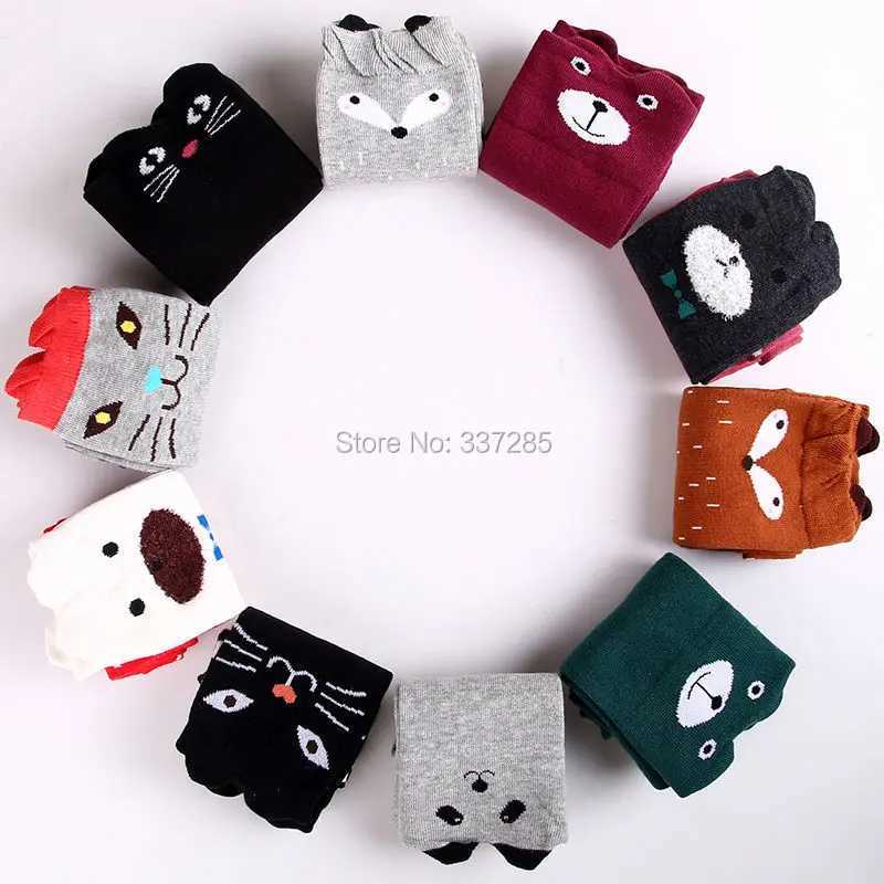 infant Child warmer ankle short lovely socks Cartoon Kids Knee High long cotton Baby cute Animal Over Knee Socks girls stockings CL240824