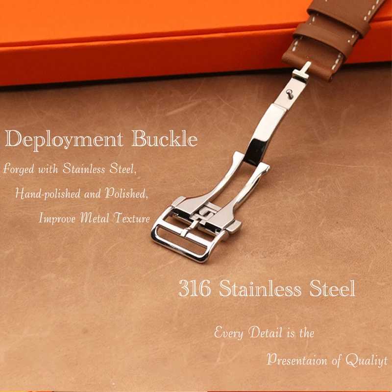 Suitable for genuine leather Correa Apple Watch strap 9 8 7 6 5 4 3 2 1 SE bracelet Apple Watch 49 45 44 42 41 40 38mm W240824