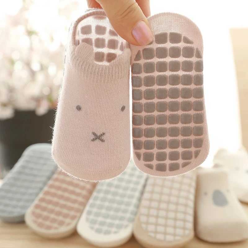 Baby Socks Children Floor Socks Combed Cotton Baby Non-Slip Toddler Socks Newborn Cartoon Spring Summer Socks CL240824