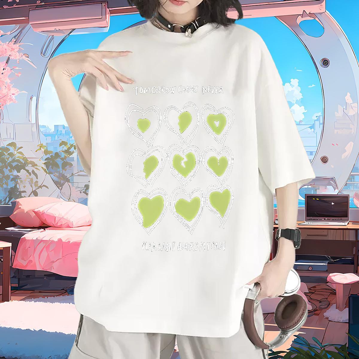High quality Unisex Tshirts 230g 100% Cotton painting Casual T Shirt For Woman Comfortable DIY Logo Tee Shirt