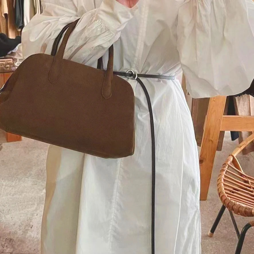 3 y er suede womens retro cross shaped bag pillow handbag 240824 4