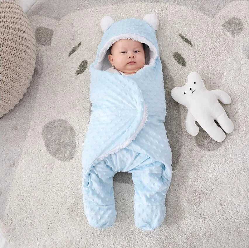Comfortable Newborn Keep Warm Soothing scarf baby swaddle sleeping bag blanket M240824