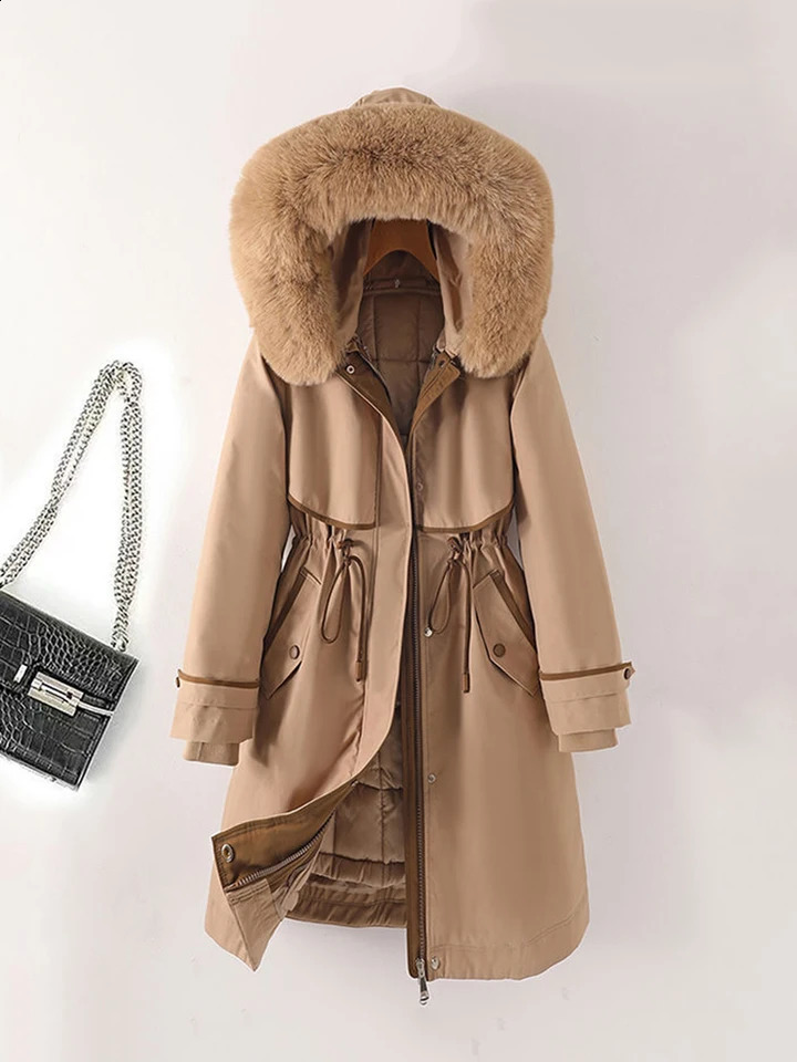 Winter and Autumn Womens Down Coat Loose Parkas Warm Thick Fashion Hooded 240823