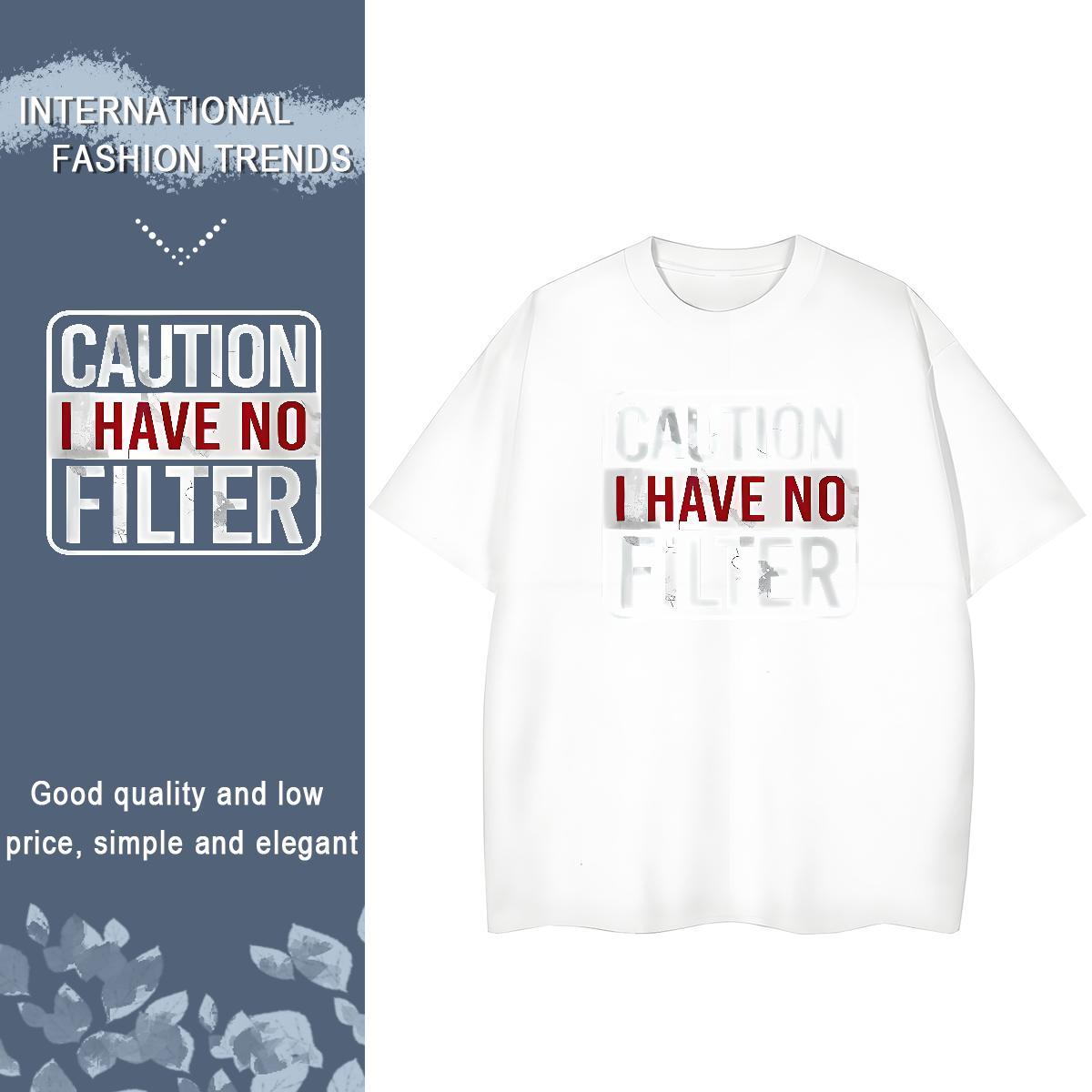 Soft Women Tshirts 230g Pure Cotton letter Outdoor Womens T Shirts Breathable Crew Neck DIY Anime Printed Tees Shirts