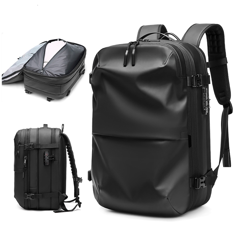 Men Travel Backpack vacuum compression 17 inch Laptop Backpack Business Large Capacity school Backpack Expanded Hiking backpack 240822CJ